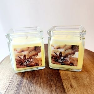 Set Of 2 • Home Baked Scented Candle 2.5 Oz